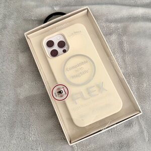 New Merkury Innovations Flex Soft Touch iPhone 12/13 Pro Max Case - Cream